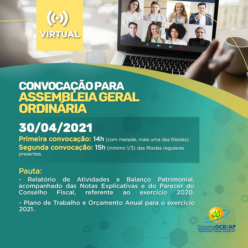 Assembleia Geral Ordinária (AGO) 2021