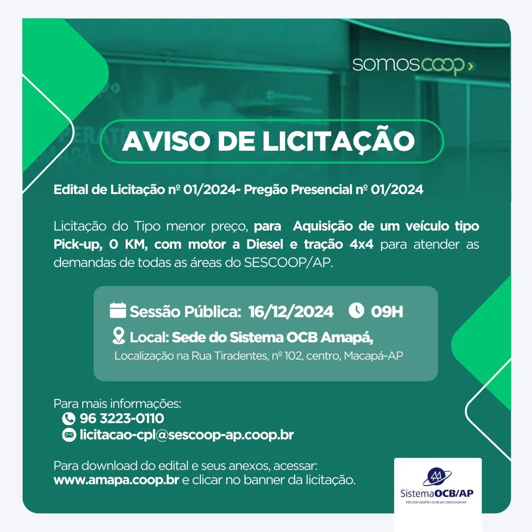 Pregão Presencial Nº 01/2024