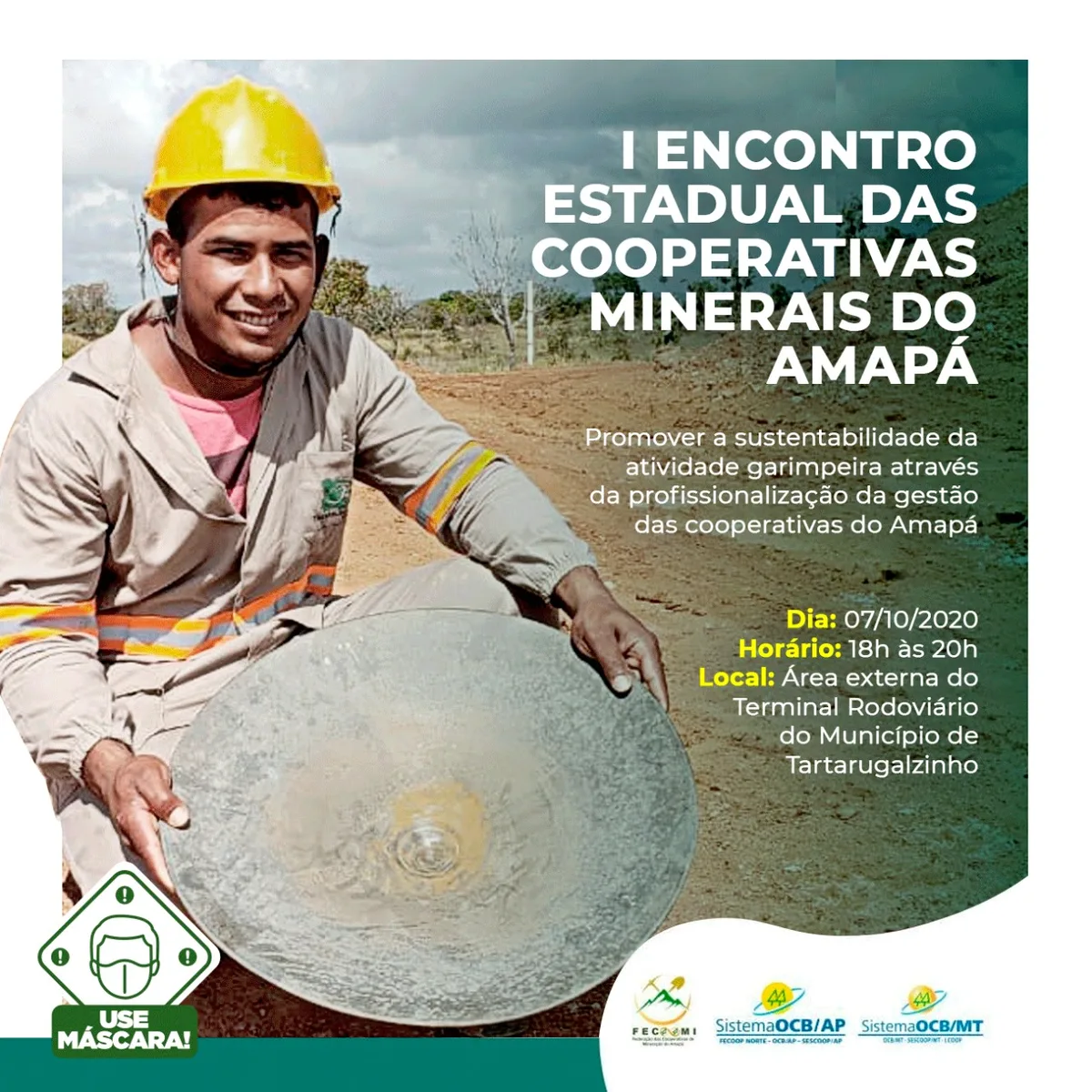 Sistema OCB Amapá e Mato Grosso realizam o I ENCONTRO ESTADUAL DAS COOPERATIVAS MINERAIS DO AMAPÁ