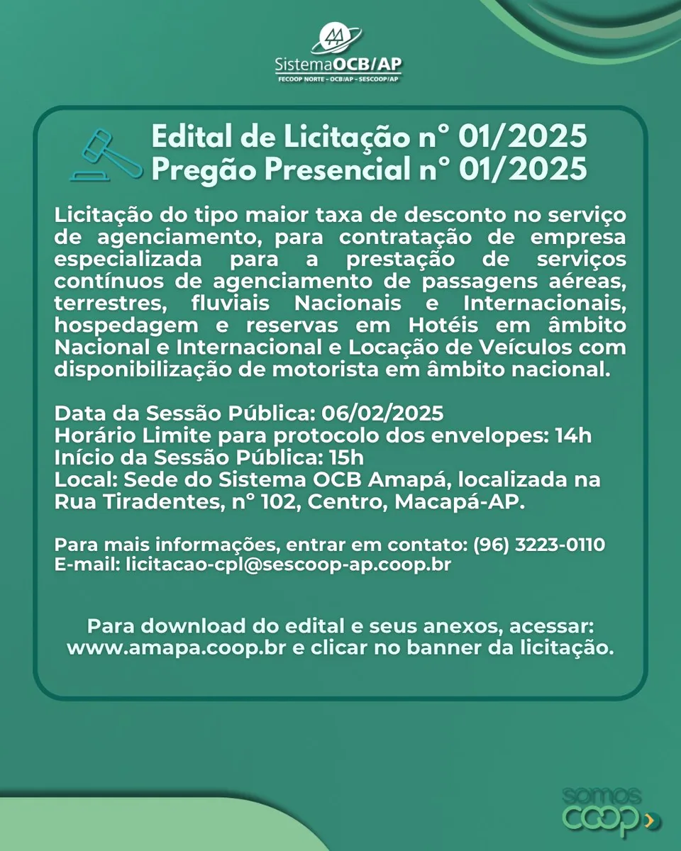 Pregão Presencial Nº 01/2025