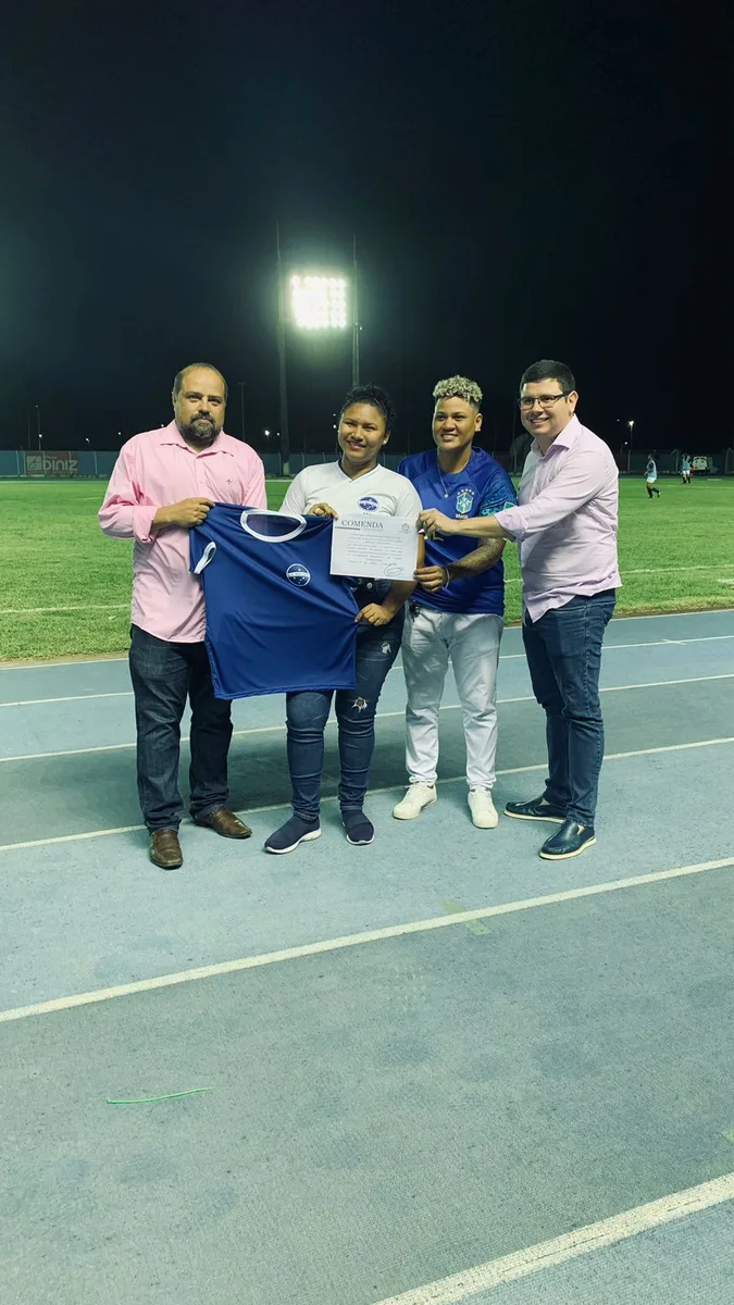Presidente do Sistema OCB Amapá é homenageada na final do Amapazão Feminino