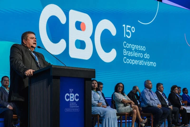 Presidente do Sistema OCB, Márcio Lopes de Freitas realiza abertura do 15ª&nbsp;CBC