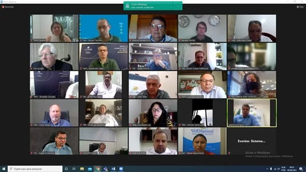 OCB-AP participa de Assembleia Geral com CNCoop por videoconferência