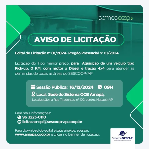 Pregão Presencial Nº 01/2024