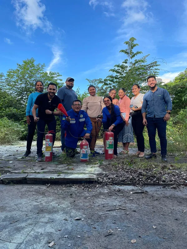 Equipe do Sistema OCB-AP é treinada para dar a primeira resposta contra princípio de incêndio