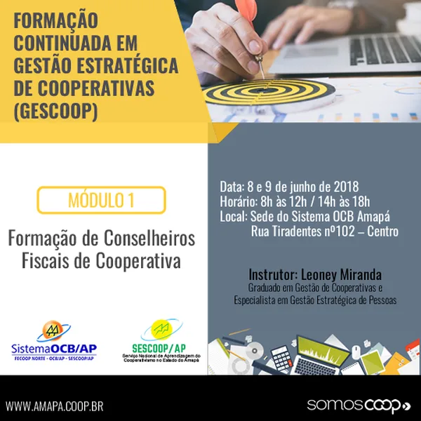 Formação Continuada em Gestão Estratégica de Cooperativas (GESCOOP).