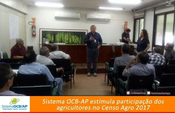 Sistema OCB-AP estímula participação dos agricultores no Censo Agro 2017